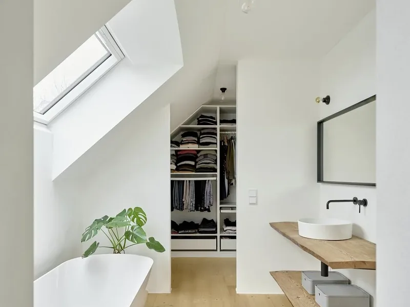 Illustration — parquet en salle d'eau