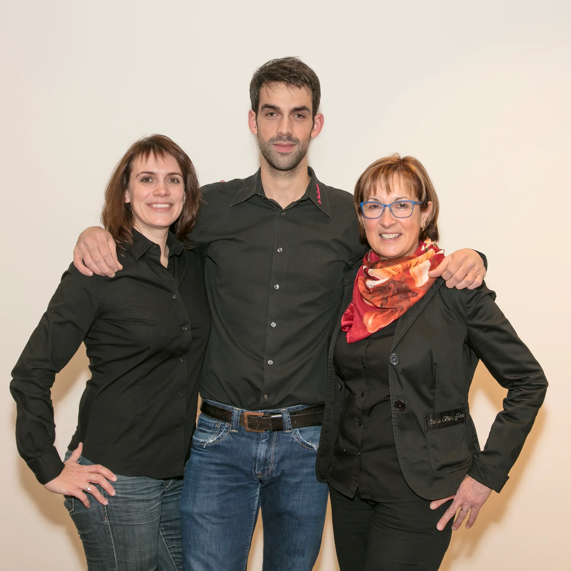 Mady, Martine et Ben Jungers