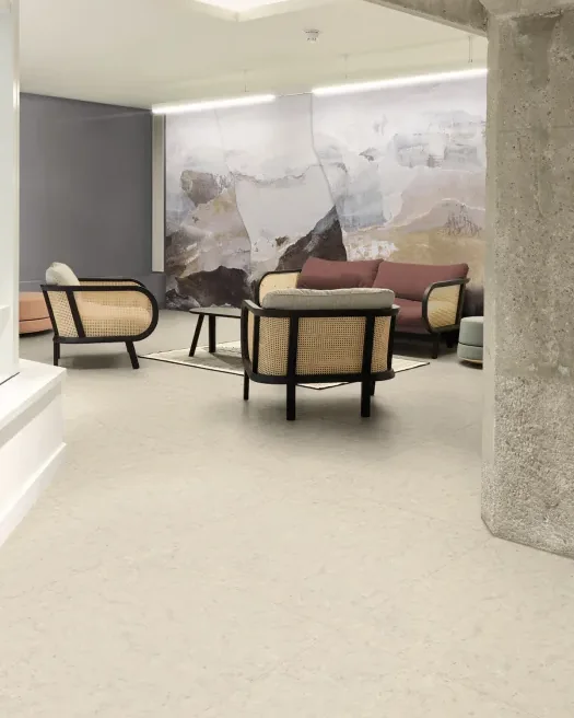 Sol souple design en situation