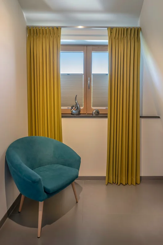 Réalisation rideaux sur mesure de Buedemleër