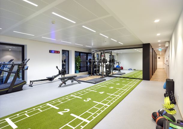 Beweegungs Fabreck um Belval, Produit: Pavigym Turf et Mondo Sport Impact