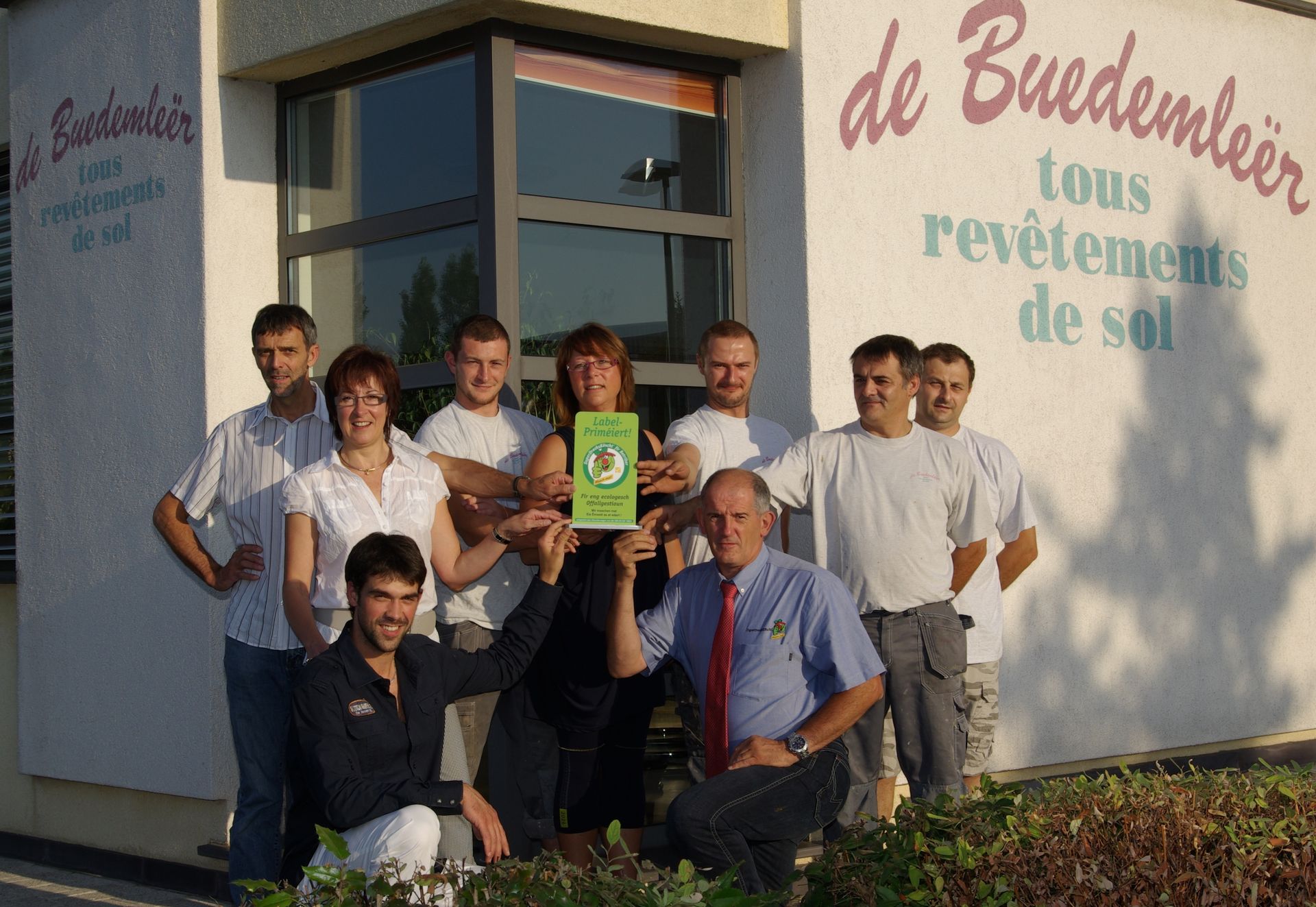 Remise de la certification SuperDrecksKëscht fir Betriber
