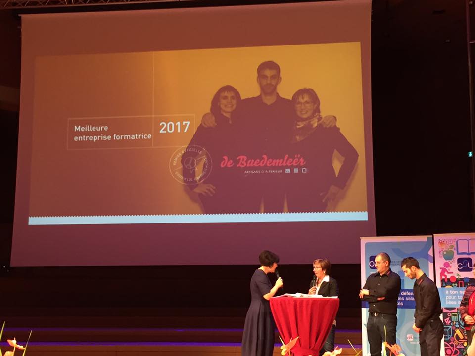 Remise du prix Meilleure entreprise formatrice 2017